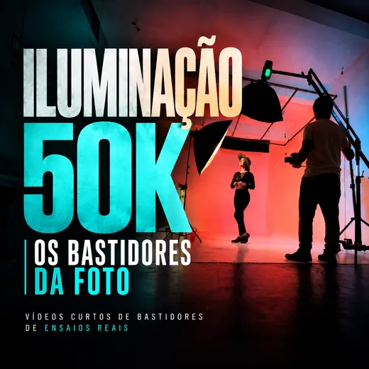 Capa Iluminação 50K: Os Bastidores da Foto
